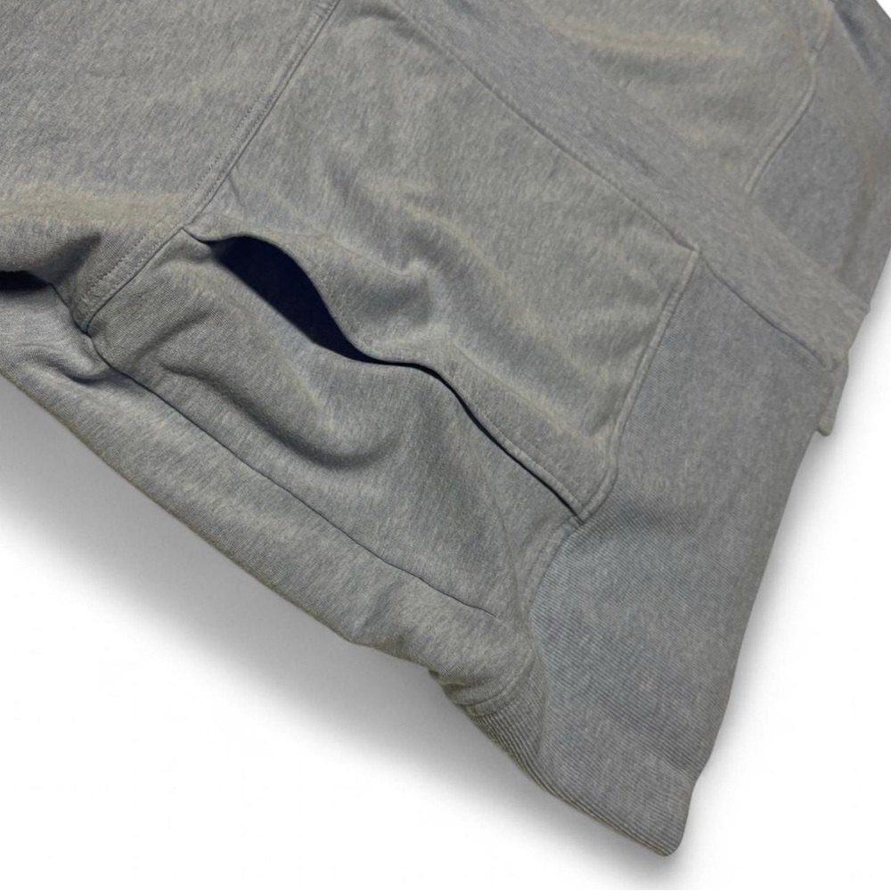 ATHLETA Lotus Wrap Size S/M Heather Blue Short Sleeve Open Front Comfy Cardigan - Picture 6 of 8